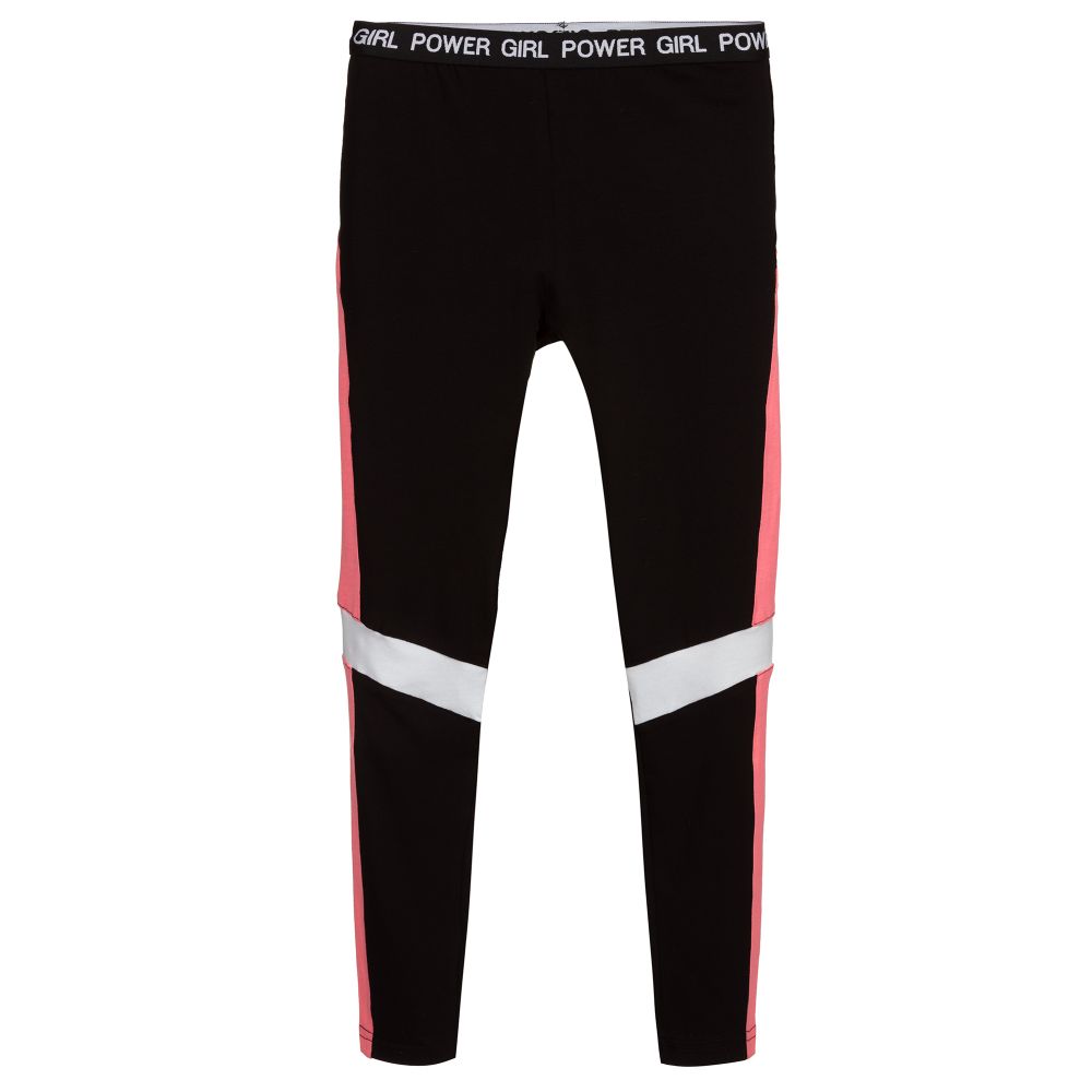 iDO Junior - Teen Black Sporty Leggings | Childrensalon