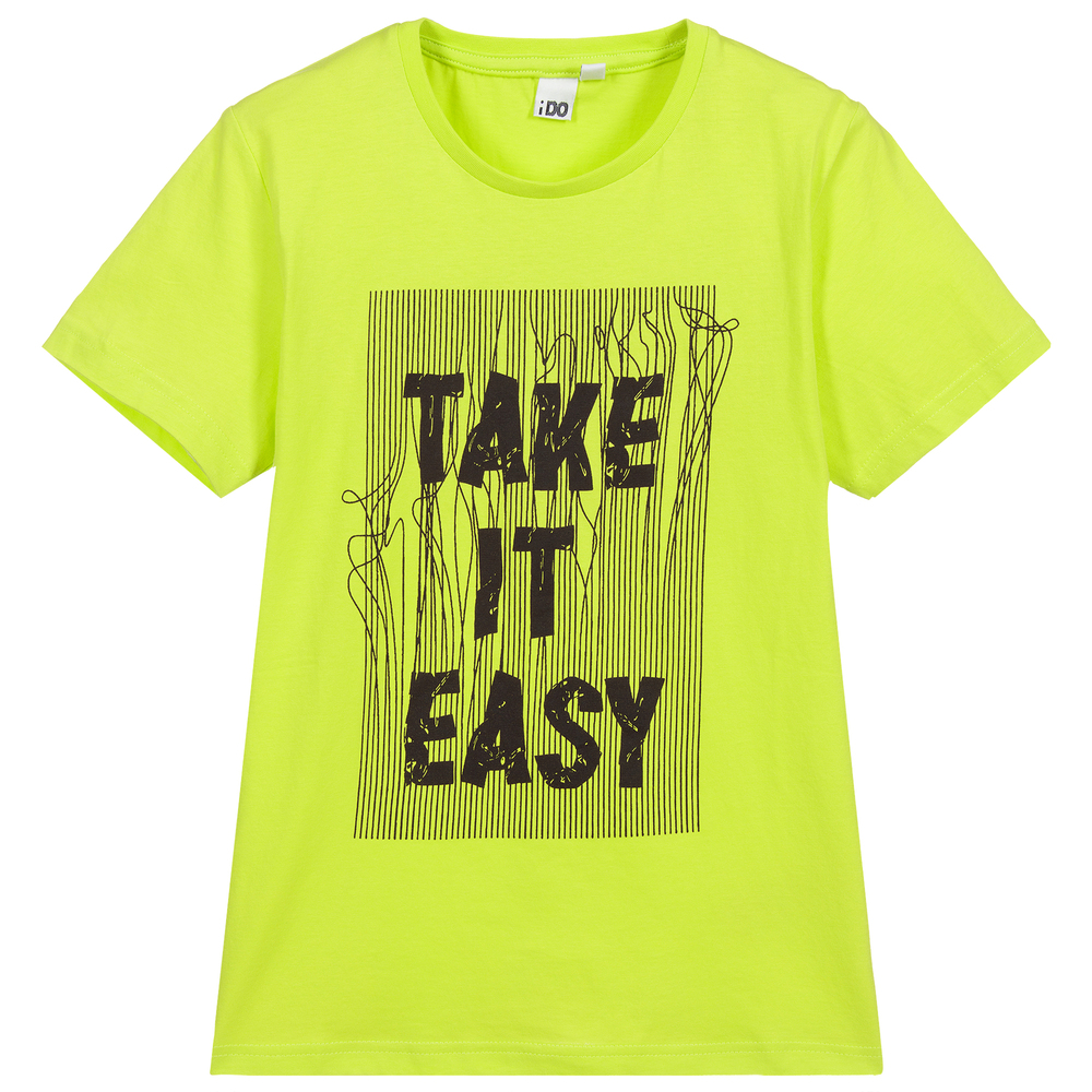 iDO Junior - Limettengrünes Teen T-Shirt (J) | Childrensalon