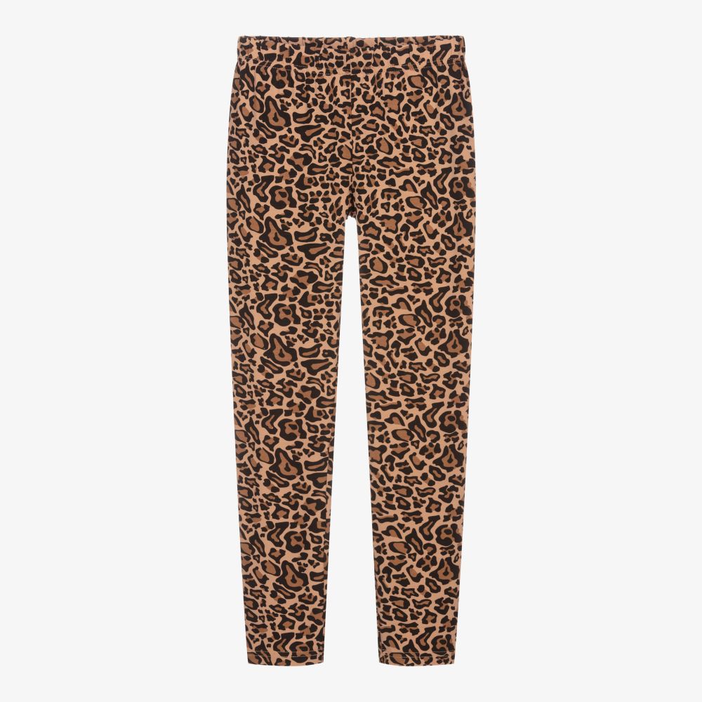 Childrens leopard print leggings hotsell