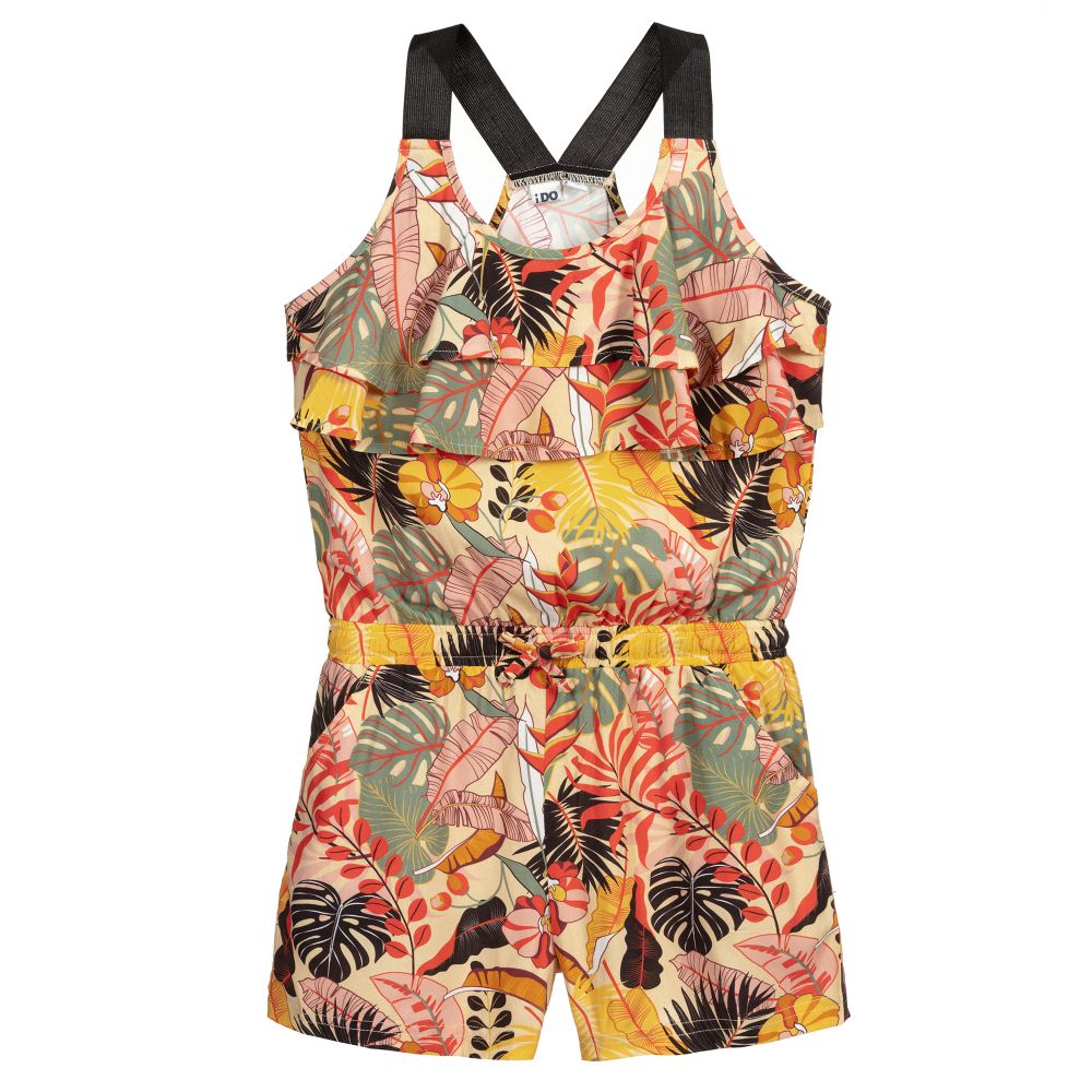 iDO Junior-Teen Jungle Print  Playsuit | Childrensalon Outlet