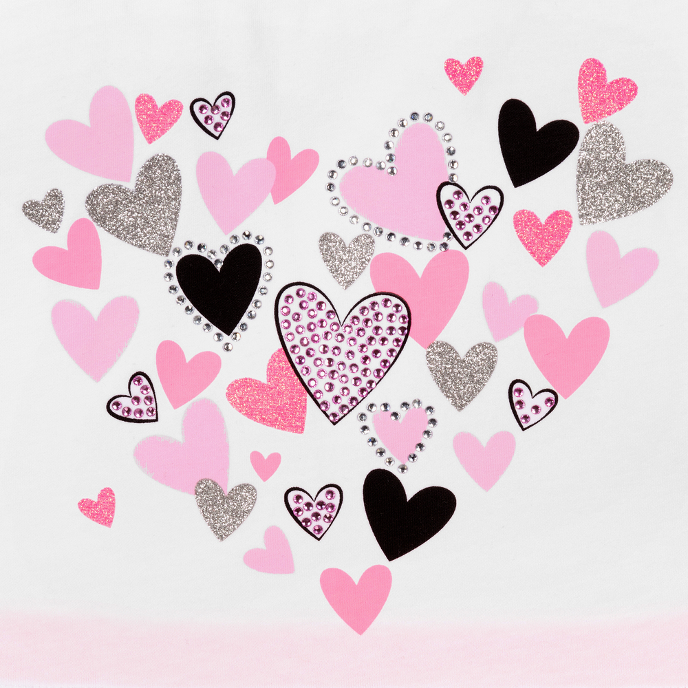 iDO Малыши-Белый топ и неоново-розовые шорты | Childrensalon Outlet