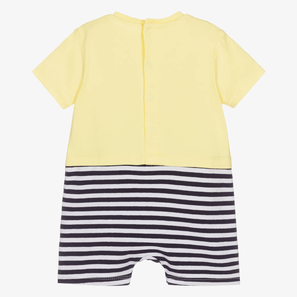 iDO Mini-Yellow & Blue Baby Shortie | Childrensalon Outlet