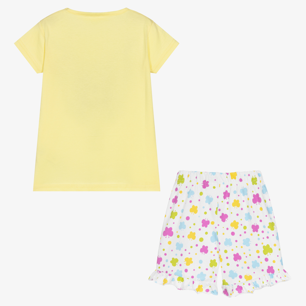 iDO Baby-Yellow Butterfly Short Pyjamas | Childrensalon Outlet