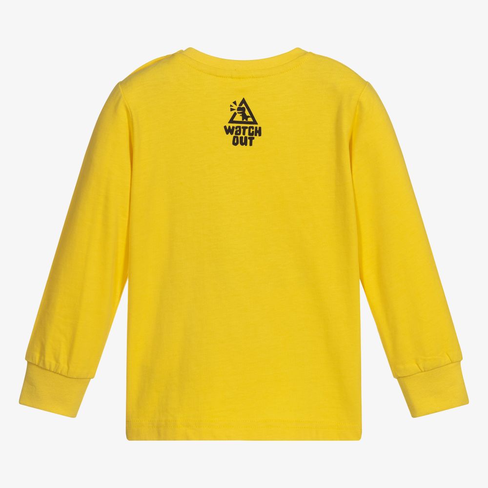 iDO Baby-Yellow Cotton Dino Top | Childrensalon Outlet