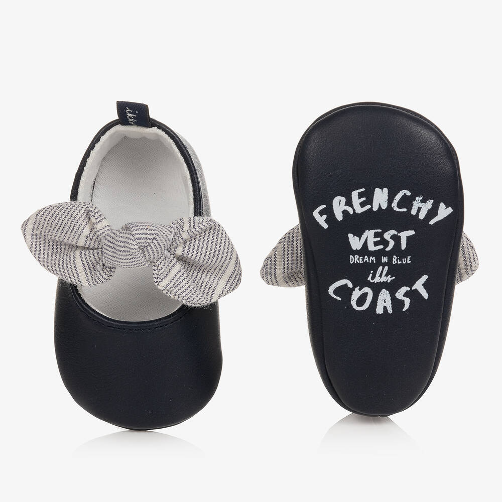 IKKS-Baby Girls Blue Pre-Walker Shoes | Childrensalon Outlet