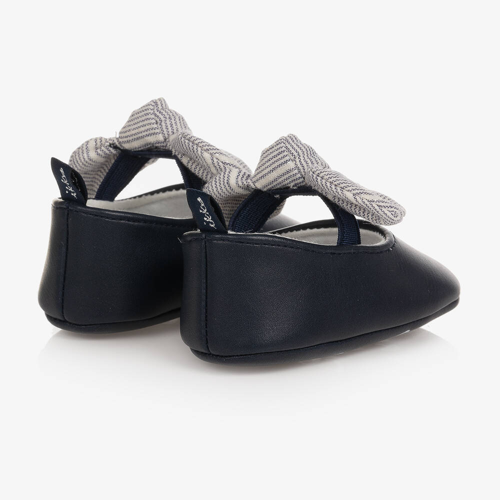 IKKS-Baby Girls Blue Pre-Walker Shoes | Childrensalon Outlet