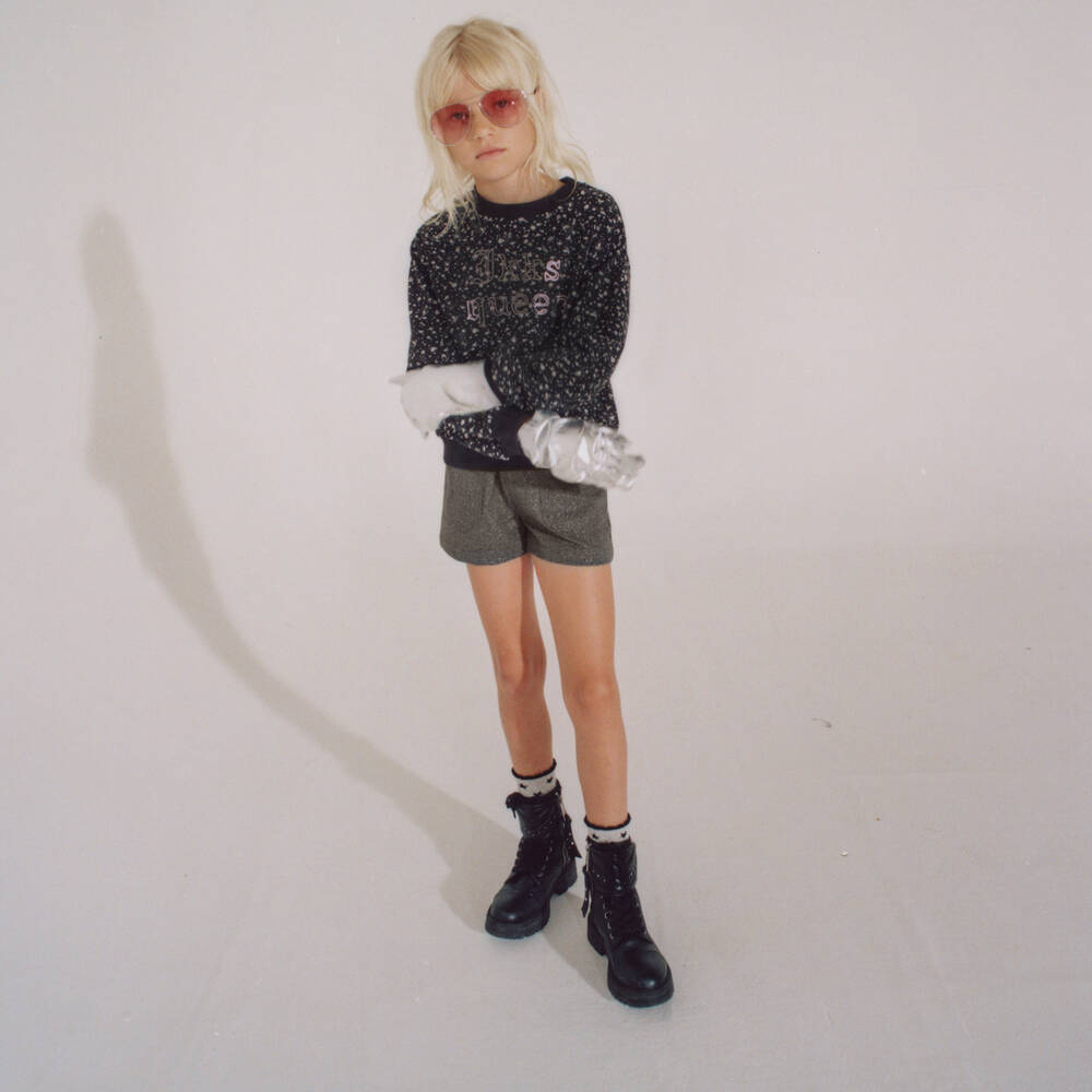 IKKS-Black Rock Queen Sweatshirt | Childrensalon Outlet