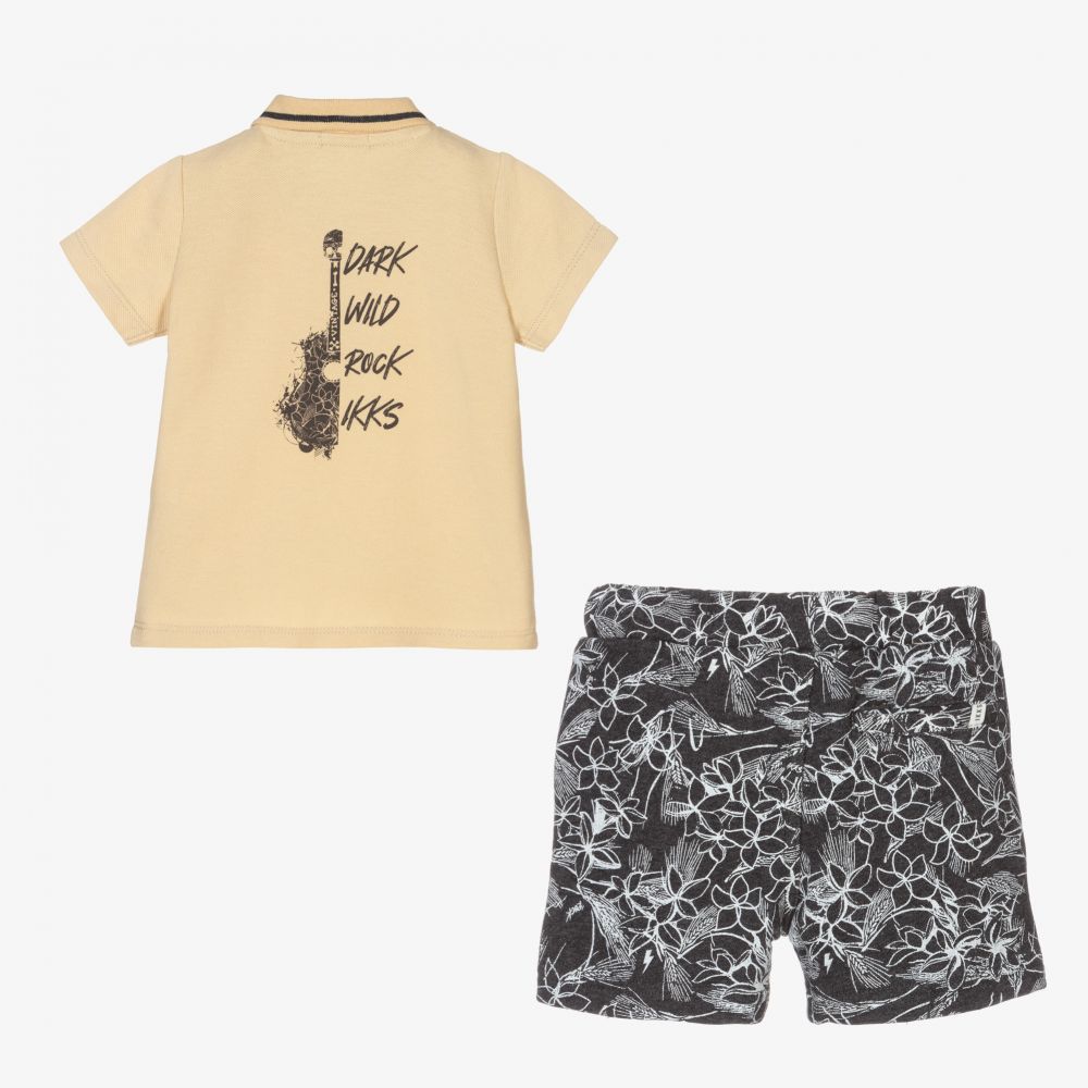 IKKS Ens. short beige gris gar on