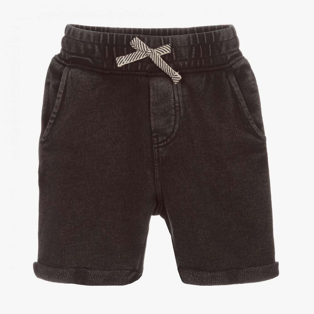 IKKS - Boys Black Jersey Shorts | Childrensalon