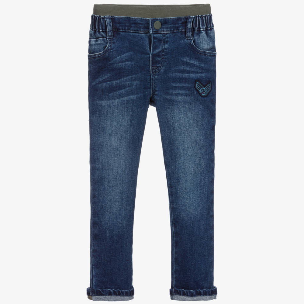 IKKS-Boys Blue Denim Jeans | Childrensalon Outlet