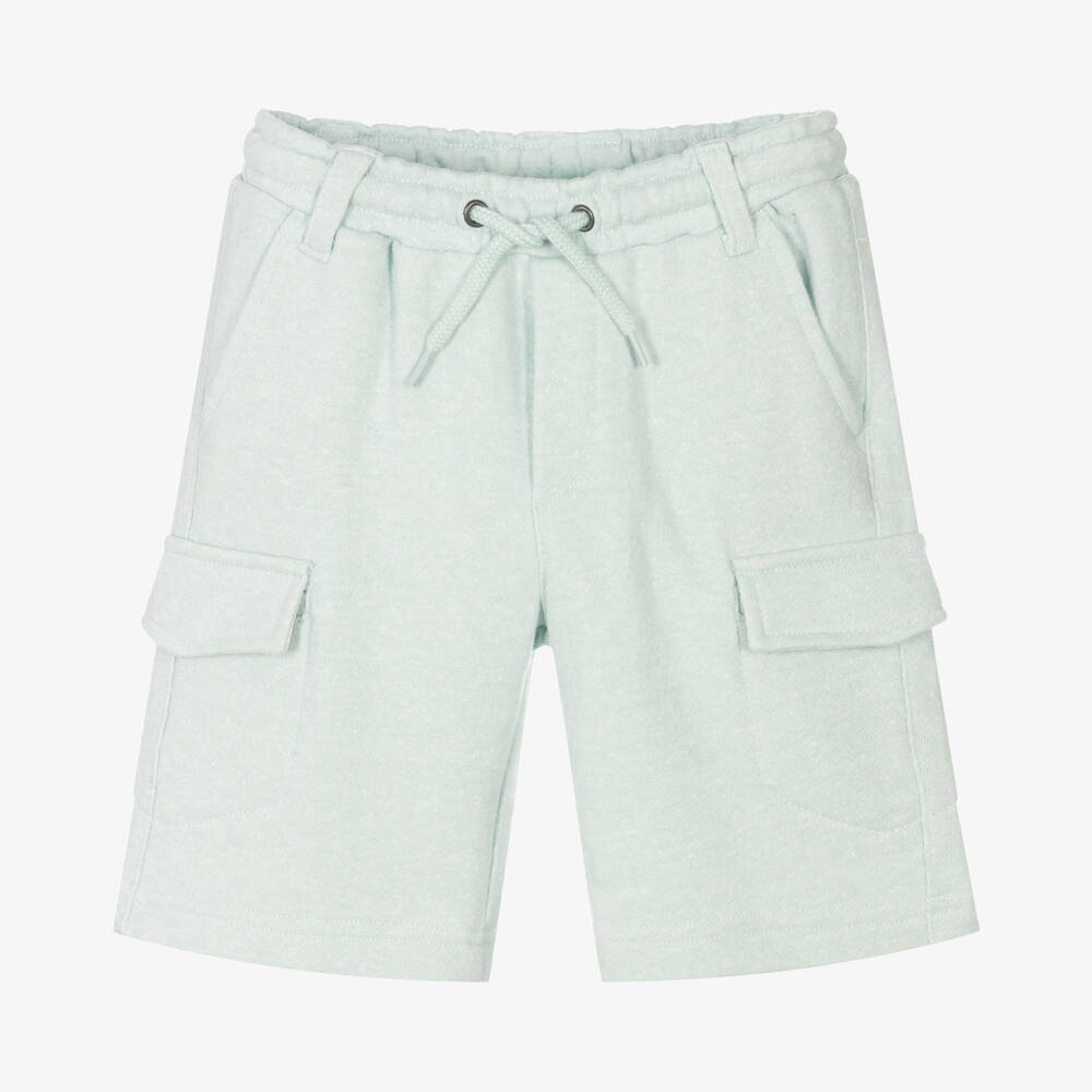 IKKS - Boys Blue Jersey Shorts | Childrensalon