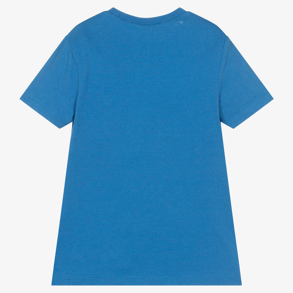 IKKS-Boys Blue Skull T-Shirt | Childrensalon Outlet