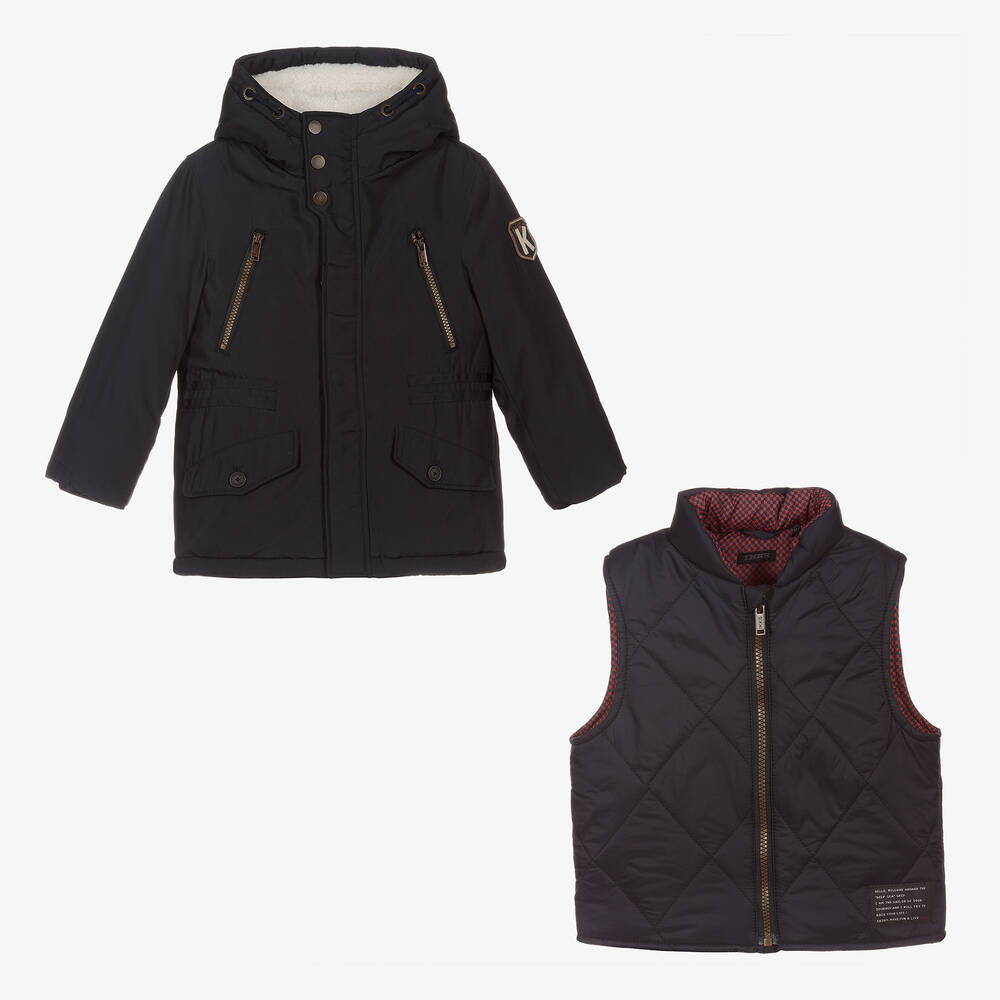 IKKS - Ensemble manteau et gilet garçon | Childrensalon