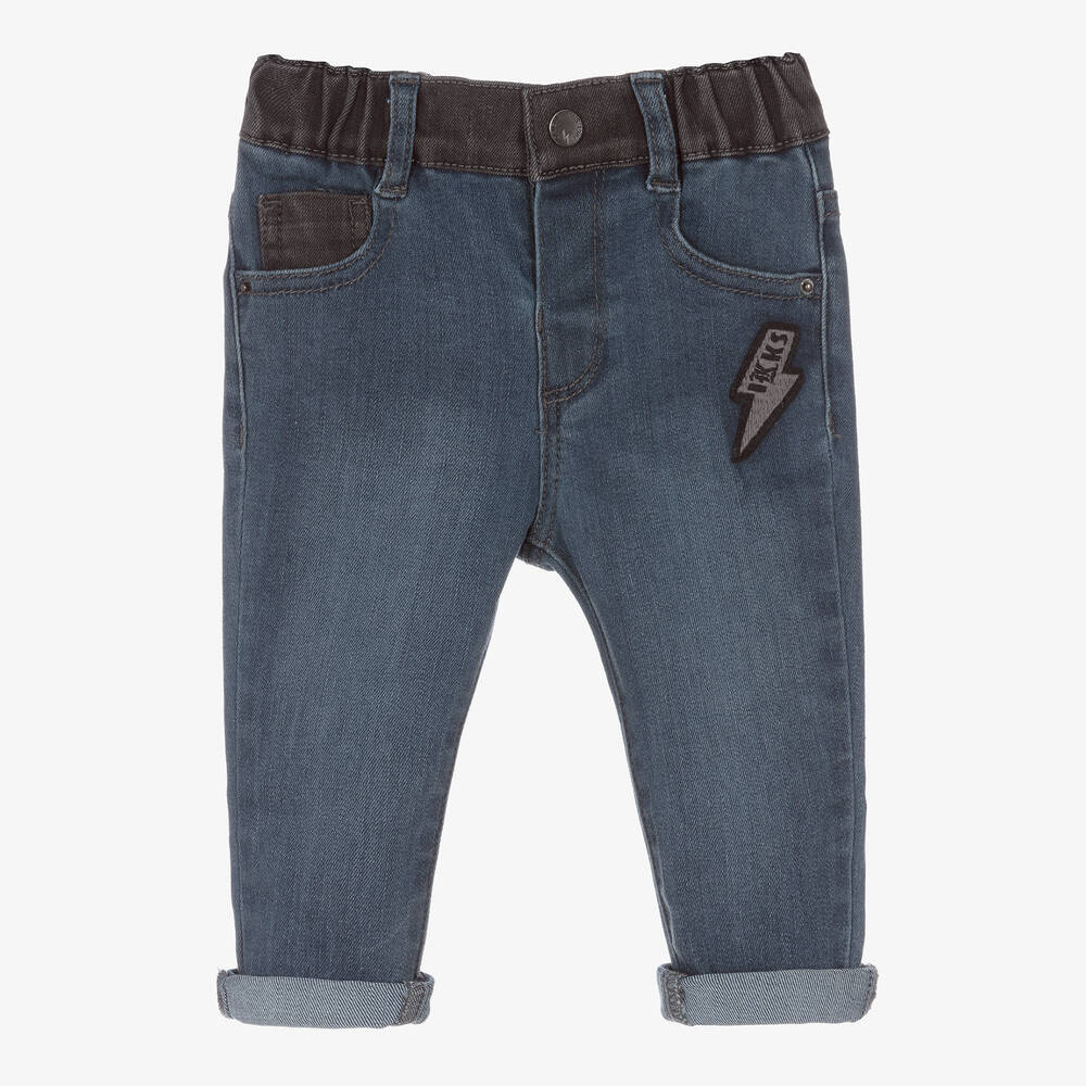 IKKS - Синие джинсы-варенки для мальчиков | Childrensalon