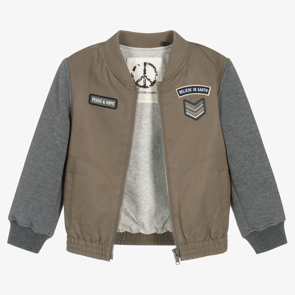 Boys army green jacket new arrivals