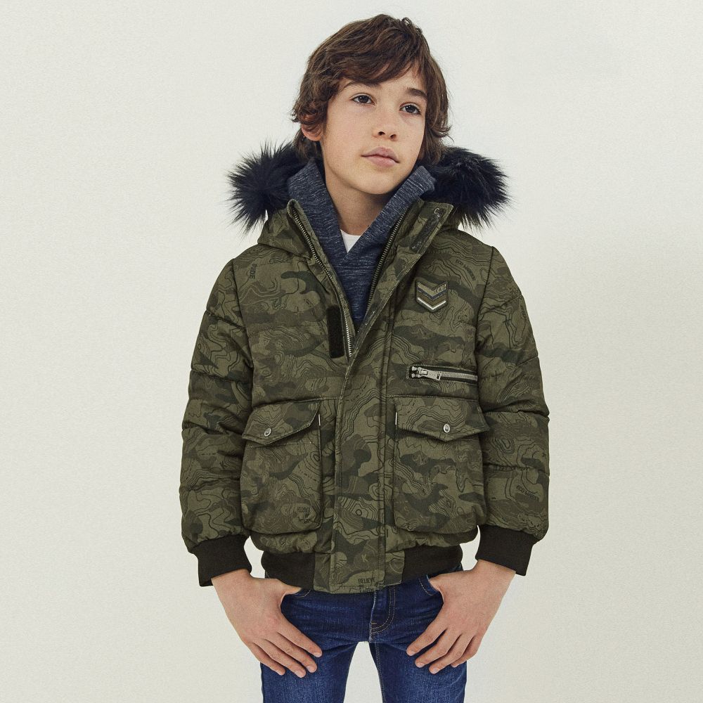Boys store camo jacket