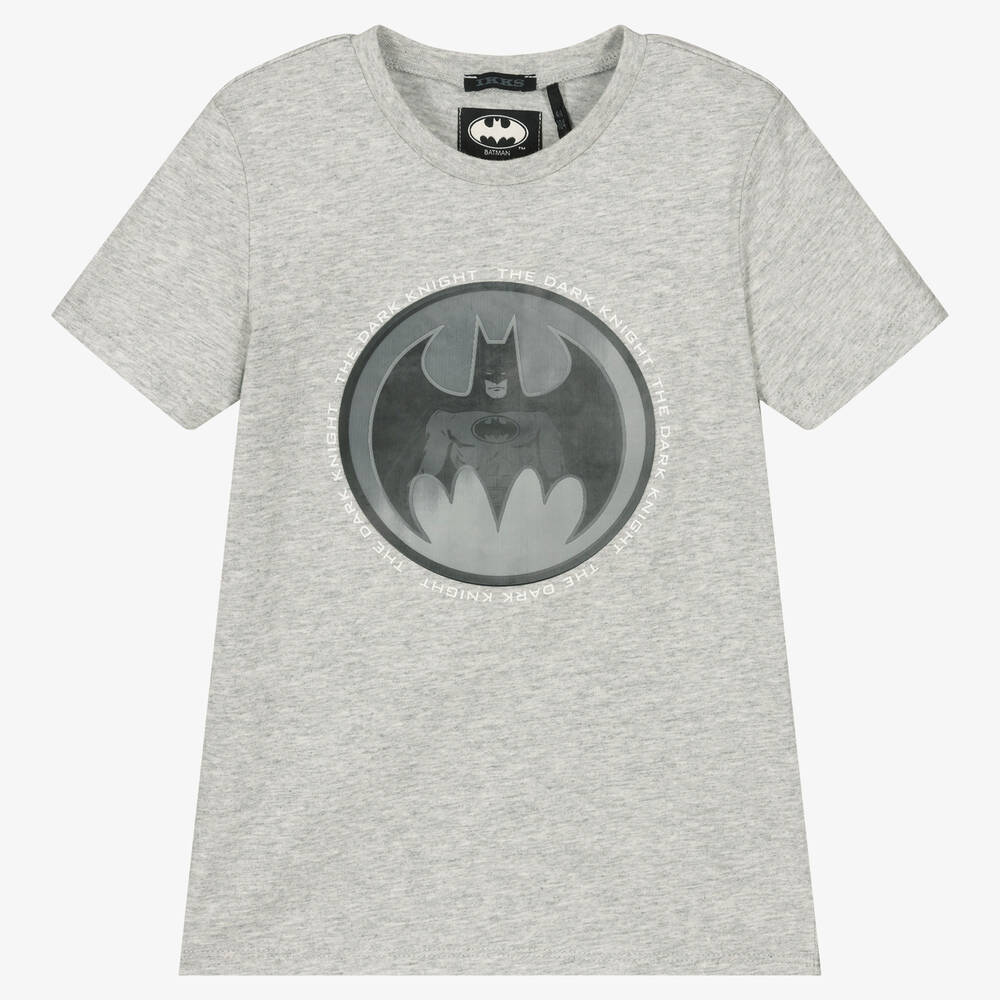 IKKS - Boys Grey Batman Cotton T-Shirt | Childrensalon