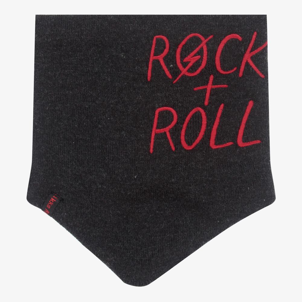 IKKS-طقم قبعة وسنود أكريليك محبوك لون رمادي داكن للأولاد | Childrensalon Outlet