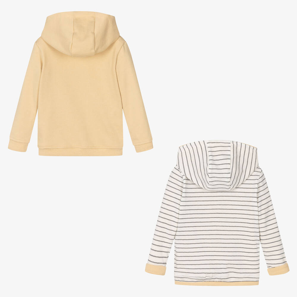 IKKS - Boys Reversible Zip-Up Hoodie | Childrensalon Outlet