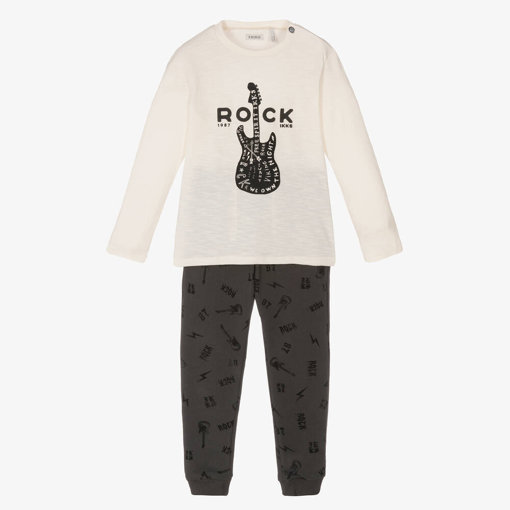 IKKS Boys Top Trouser Set Childrensalon Outlet