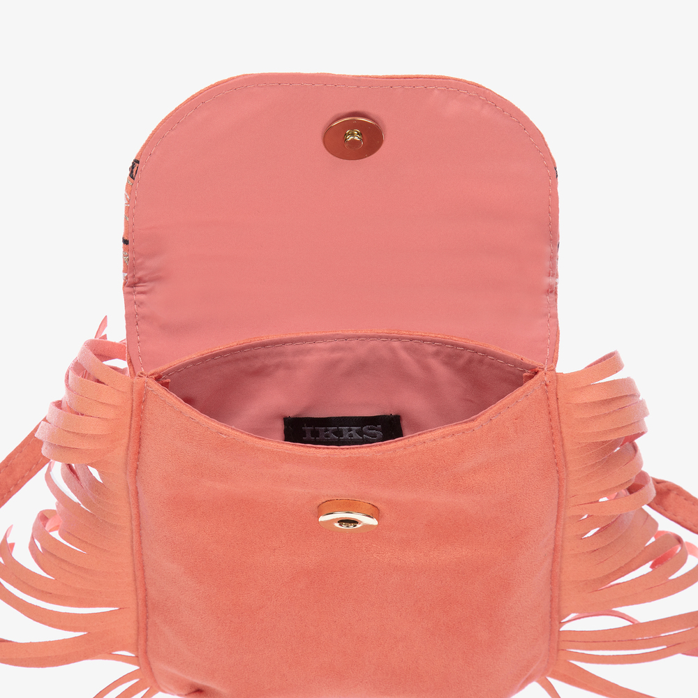 IKKS Sac bandouli re corail 18 cm Childrensalon Outlet