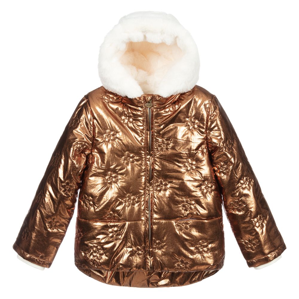 Gold baby jacket on sale