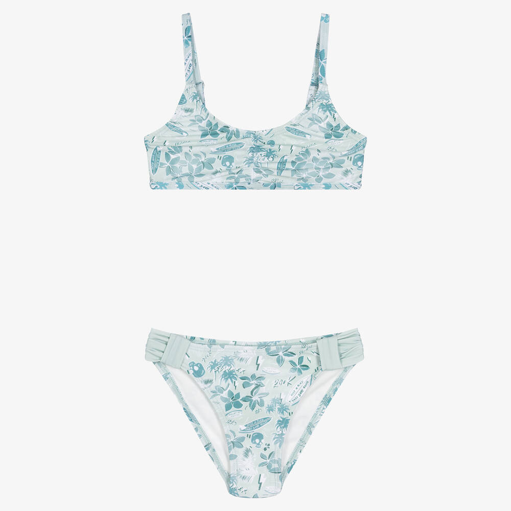 IKKS - Girls Aqua Blue Bikini | Childrensalon