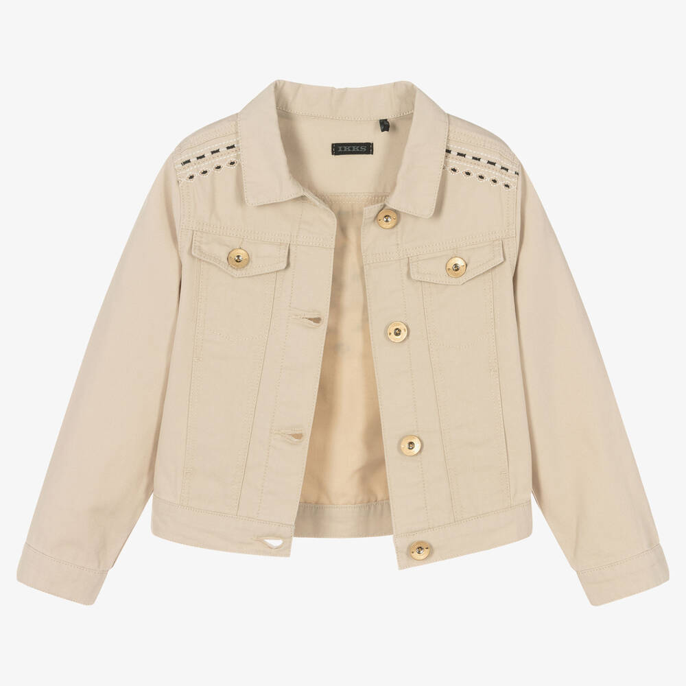 Beige canvas clearance jacket