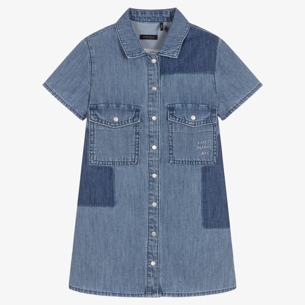 Maje 119Rimel Washed Denim Dress | Wash denim dress, Denim dress, Denim  outfit fall