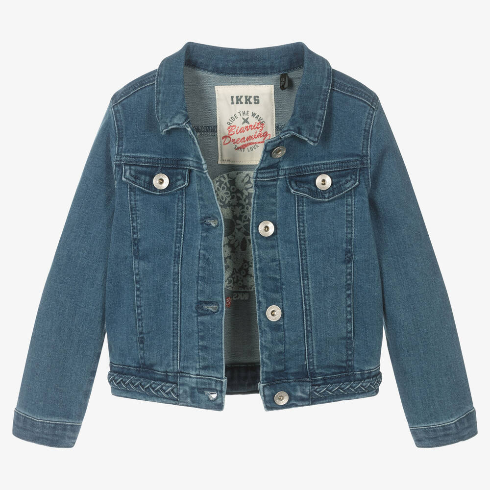 IKKS Girls Blue Denim Jacket