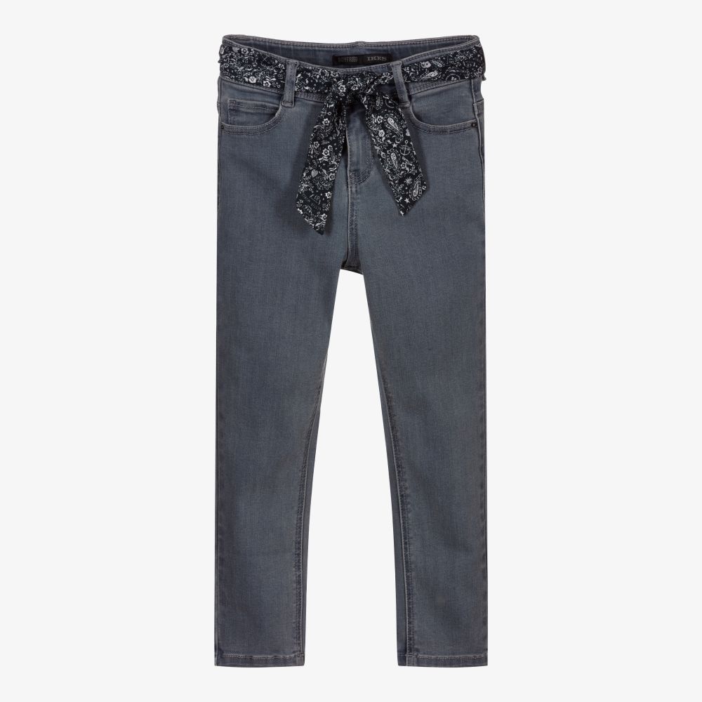 IKKS - Синие прямые джинсы для девочек | Childrensalon