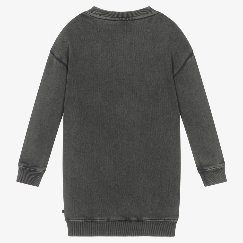 IKKS-Girls Grey Sweatshirt Dress | Childrensalon Outlet