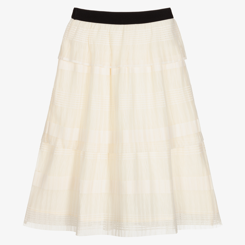 IKKS-Girls Ivory Maxi Skirt | Childrensalon Outlet