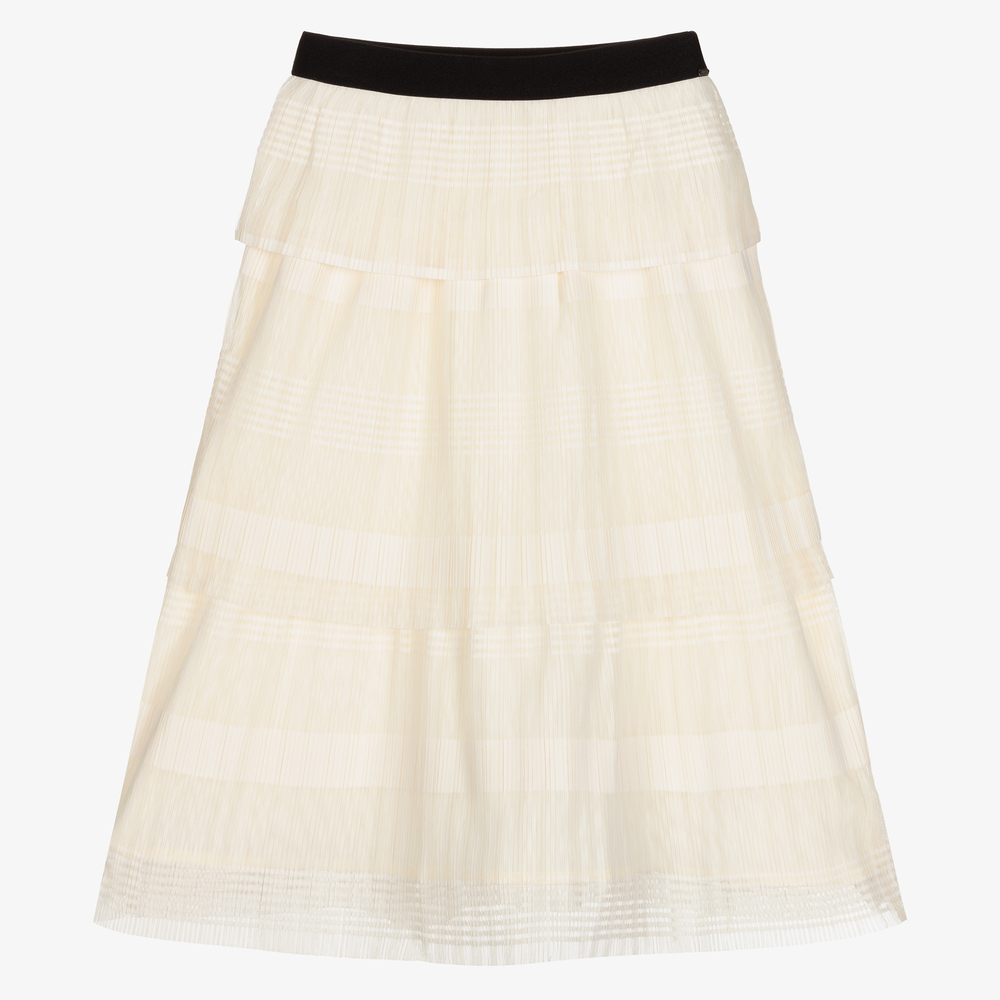 IKKS - Girls Ivory Maxi Skirt | Childrensalon
