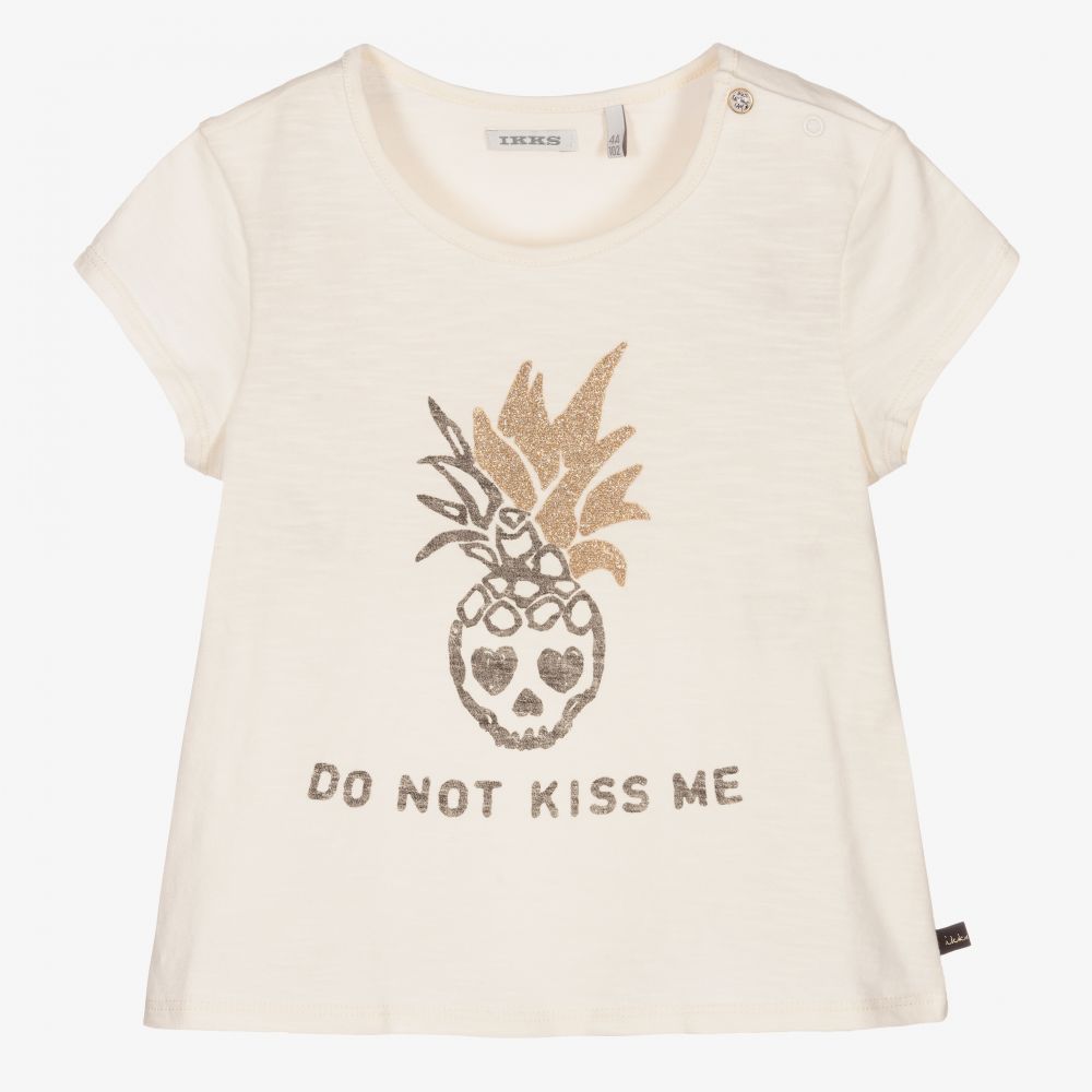 IKKS - T-shirt ivoire Ananas Fille | Childrensalon