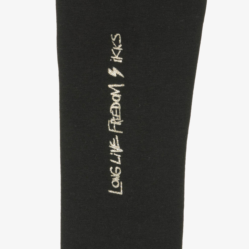 آي كيه كيه إس-Girls Ivory Reversible Leggings | Childrensalon Outlet