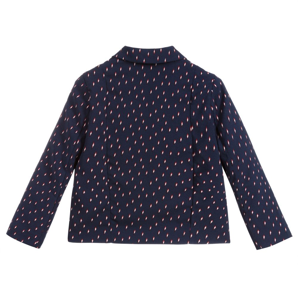 IKKS-Girls Navy Blue Jacket | Childrensalon Outlet
