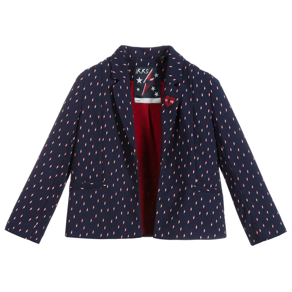 IKKS - Navyblaue Jacke für Mädchen | Childrensalon