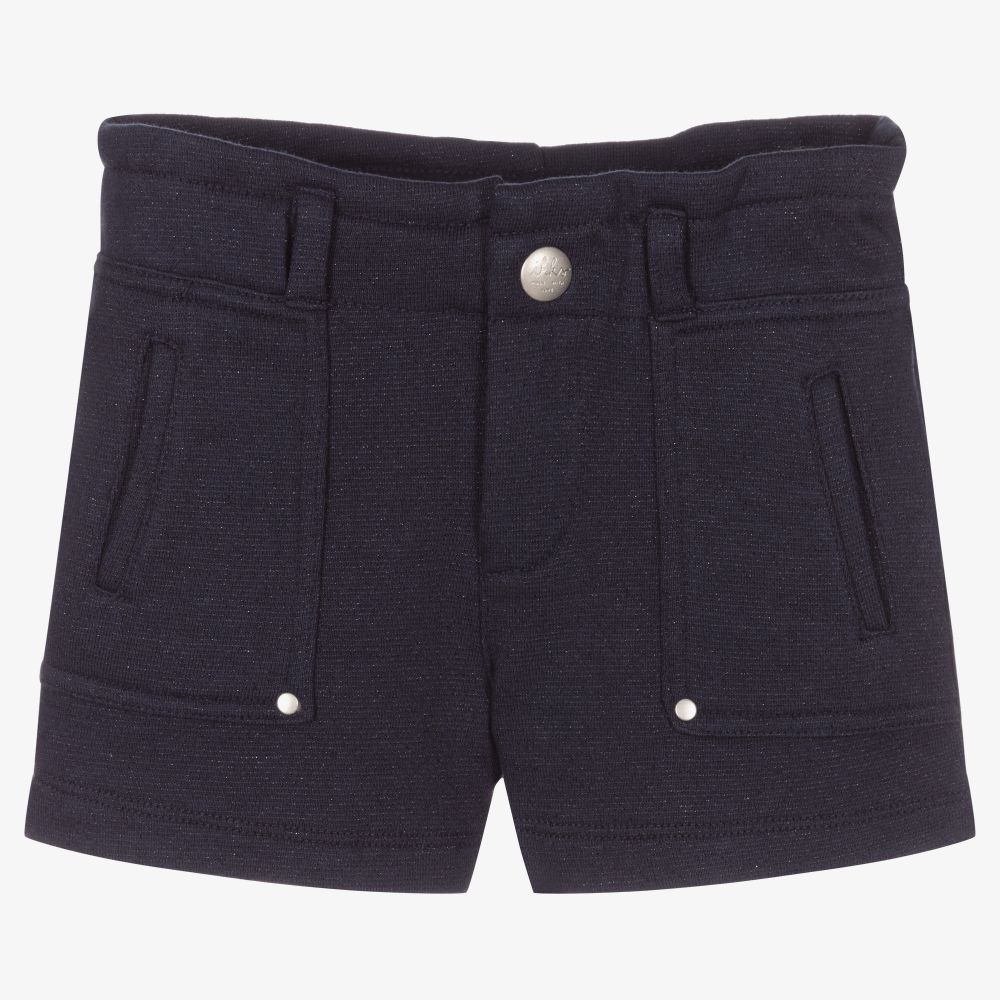 IKKS - Navyblaue Jersey-Shorts (M) | Childrensalon