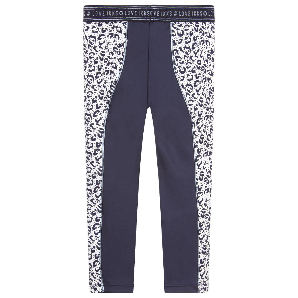 IKKS Sport Lab-Girls Navy Blue Leggings | Childrensalon Outlet