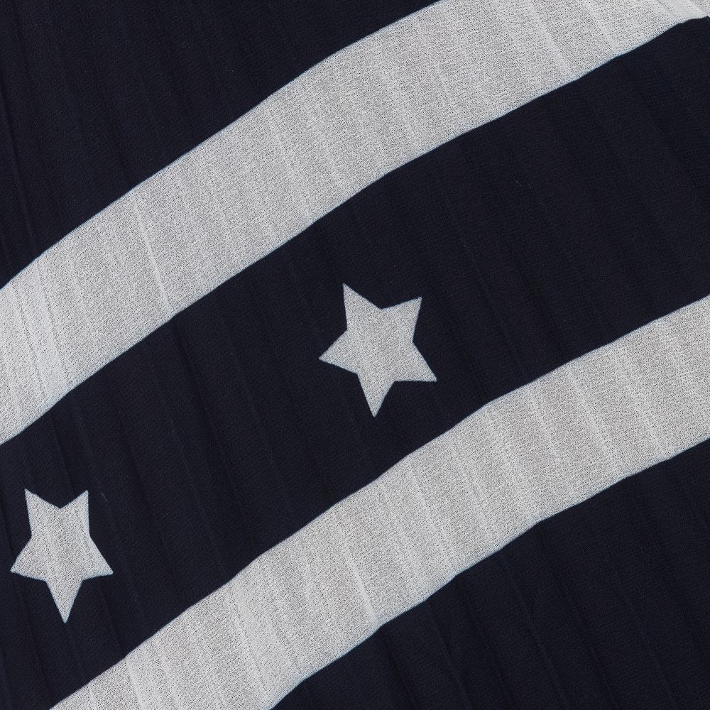 IKKS-Синее плиссированное платье для девочек | Childrensalon Outlet