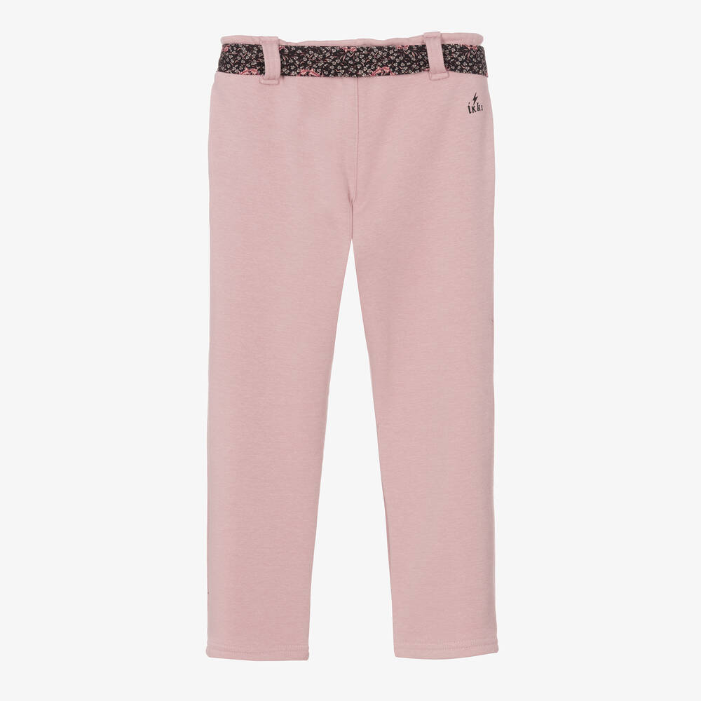 IKKS-Розовые брюки с поясом | Childrensalon Outlet