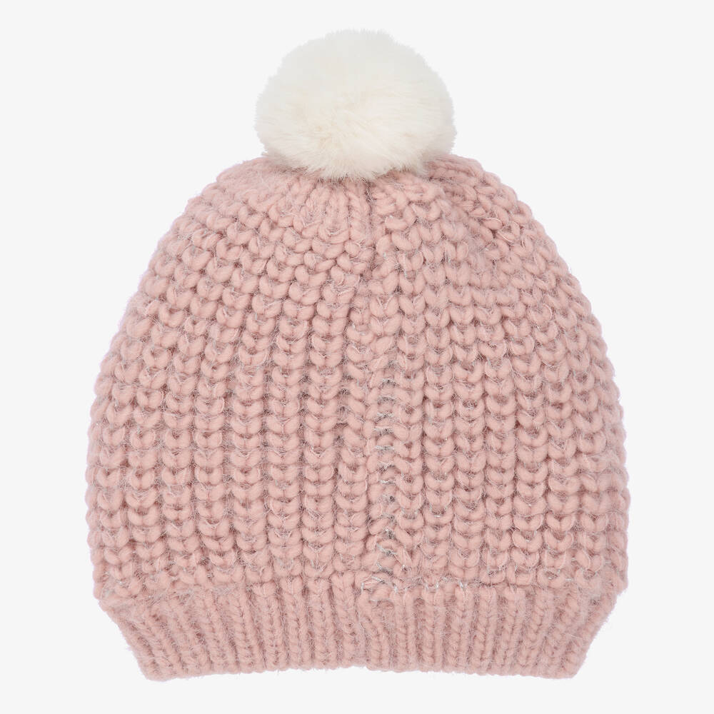 Bonnet Rose pompon Optima