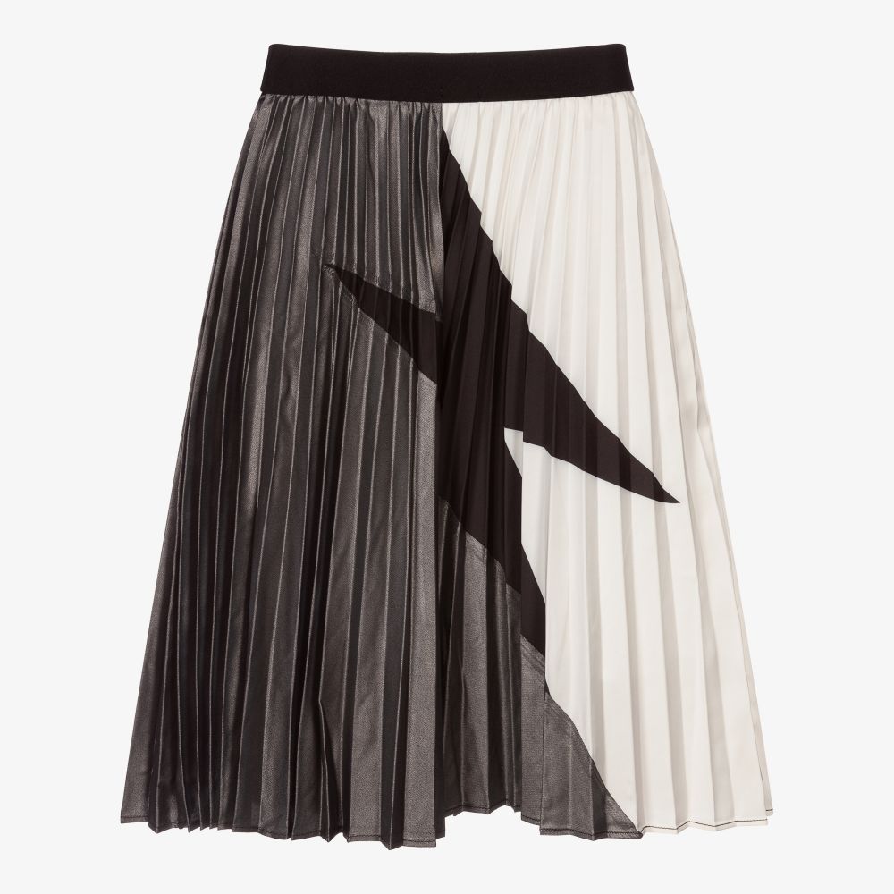 IKKS - Girls Pleated Satin Skirt | Childrensalon Outlet