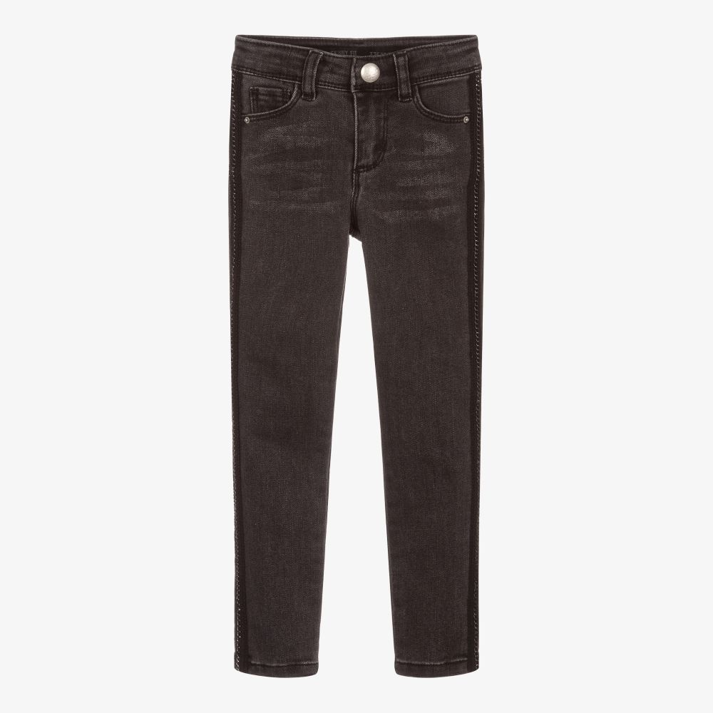 IKKS - Schwarze Skinny-Jeans für Mädchen | Childrensalon