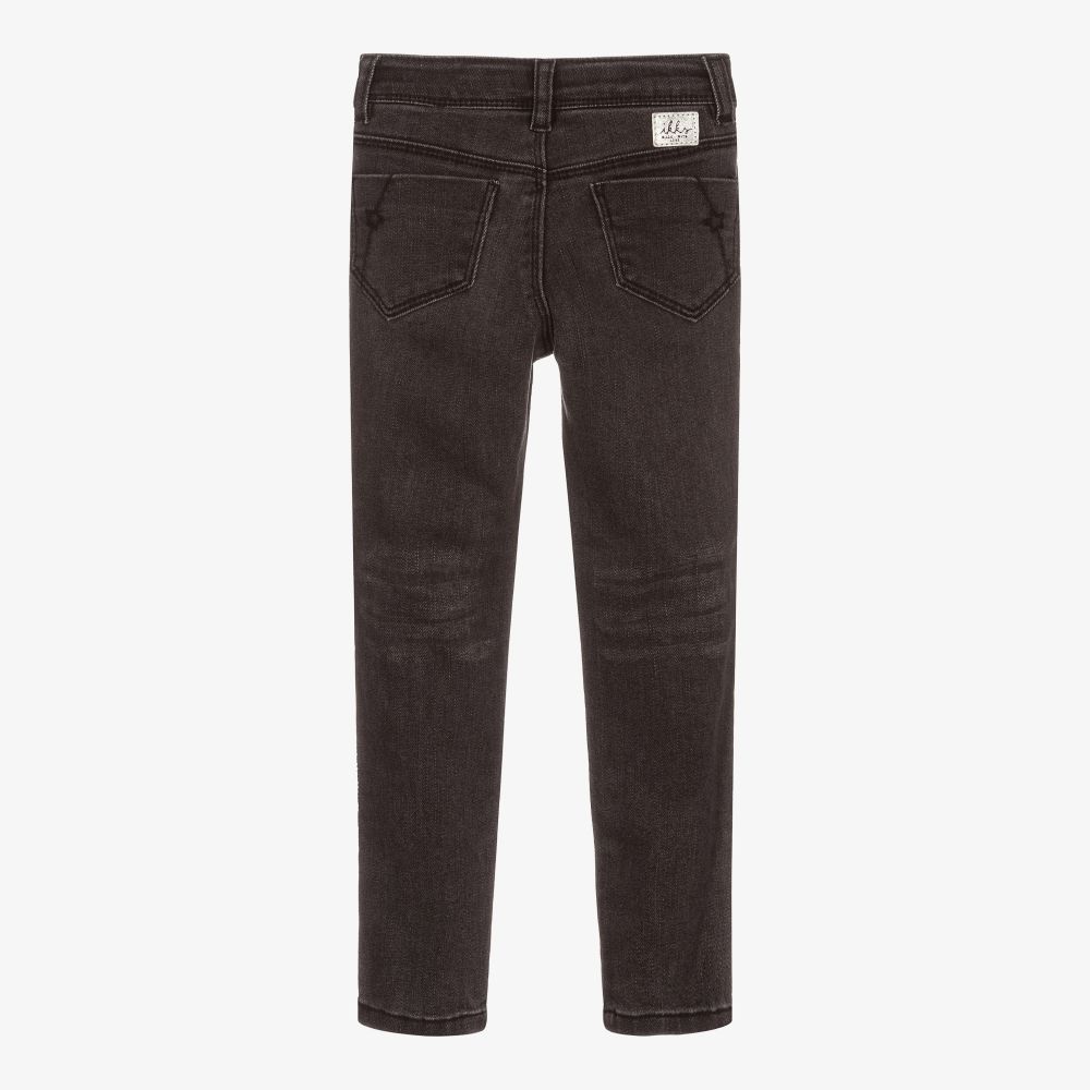 IKKS-Girls Skinny Black Denim Jeans | Childrensalon Outlet