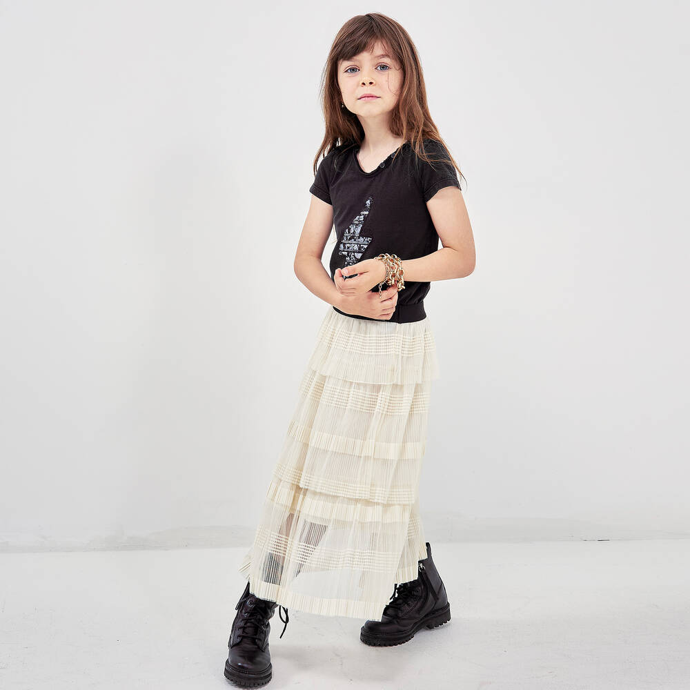 IKKS-Grey Lightning Bolt T-Shirt | Childrensalon Outlet