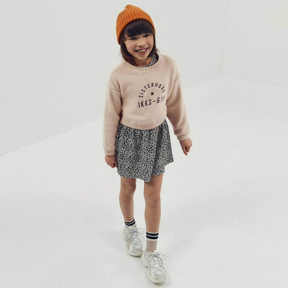 IKKS-Ivory & Black Dress Set | Childrensalon Outlet