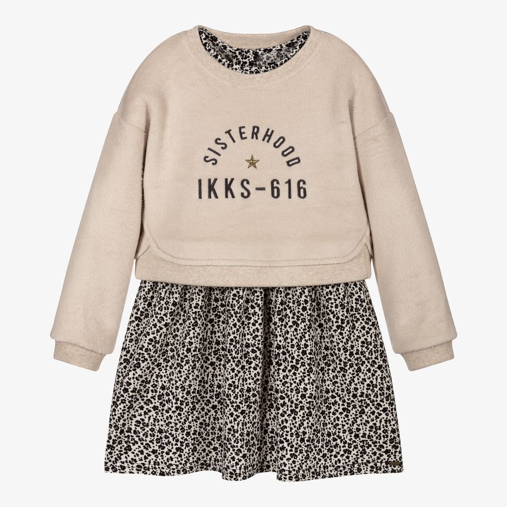 IKKS - Ivory & Black Dress Set | Childrensalon