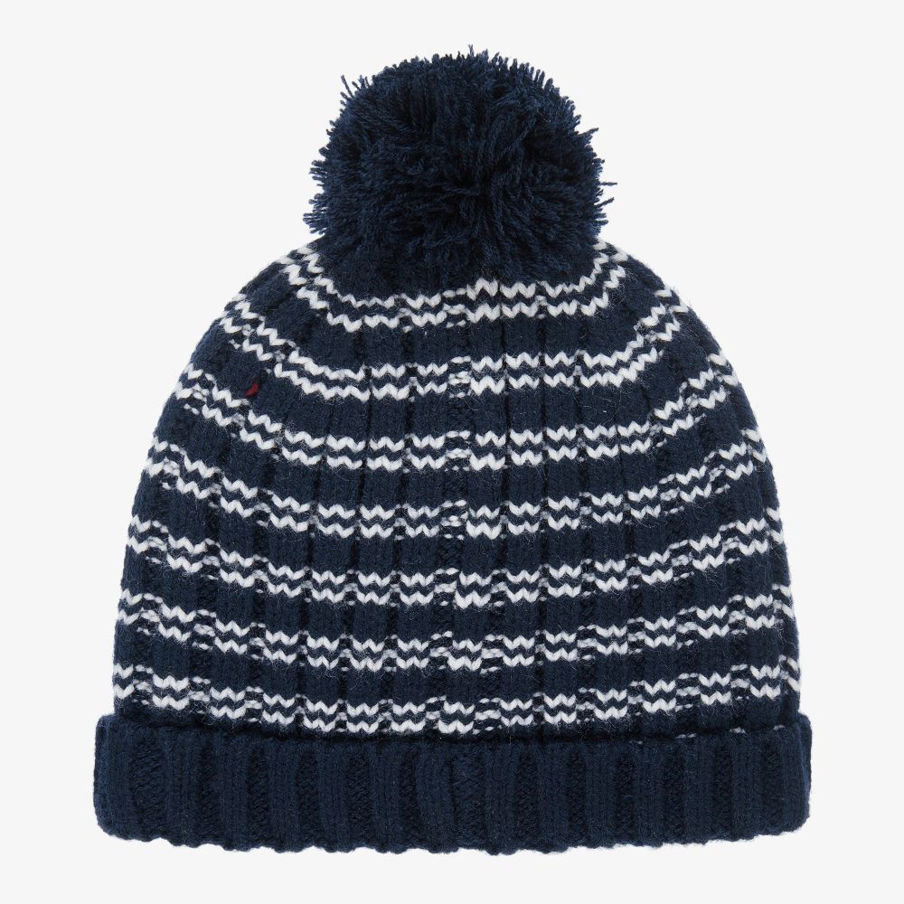 IKKS-Navy Blue Hat & Snood Set | Childrensalon Outlet